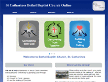 Tablet Screenshot of bethelstcatharines.com